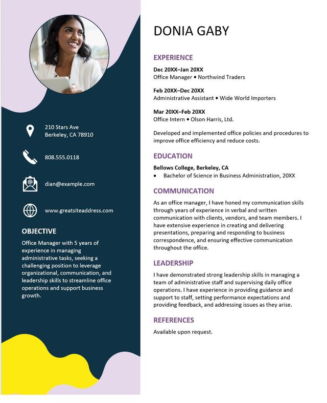 Creative Resume Preview